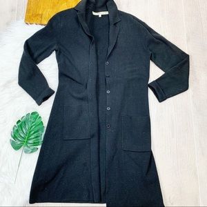 Max Studio Sweaters - Max Studio Long Sleeve Black Duster Cardigan B1617 Max Studio Sweaters - Max Studio Long Sleeve Black Duster Cardigan B1617